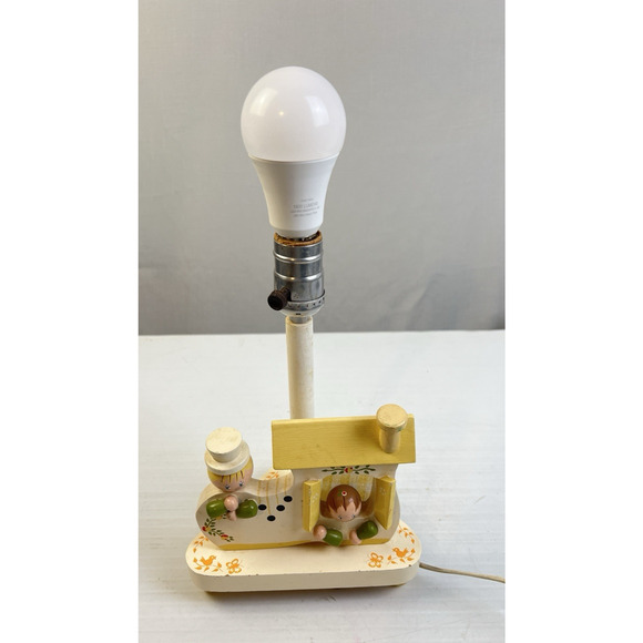 Vintage Lamp Nursery Originals Old Woman That Lived In A Shoe Light & Nightlight - Picture 12 of 12